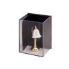 Picture of Bedside Lamp - Gold Checker Design